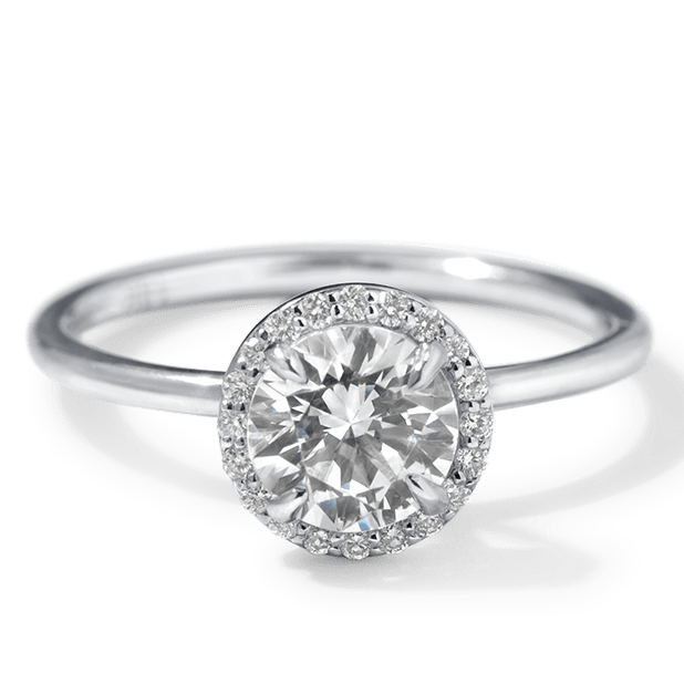Montura Halo Solitario (no incluye diamante central) - BODHANA