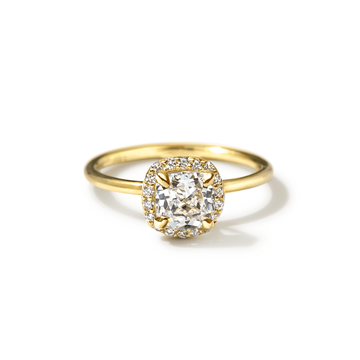 Montura Halo Solitario (no incluye diamante central) - BODHANA