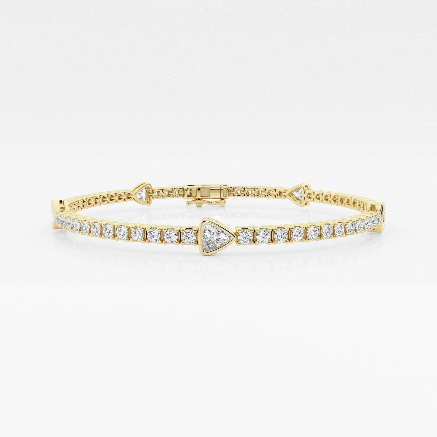Pulsera Tenis diamante Trillón Oro 12 Kilates - BODHANA