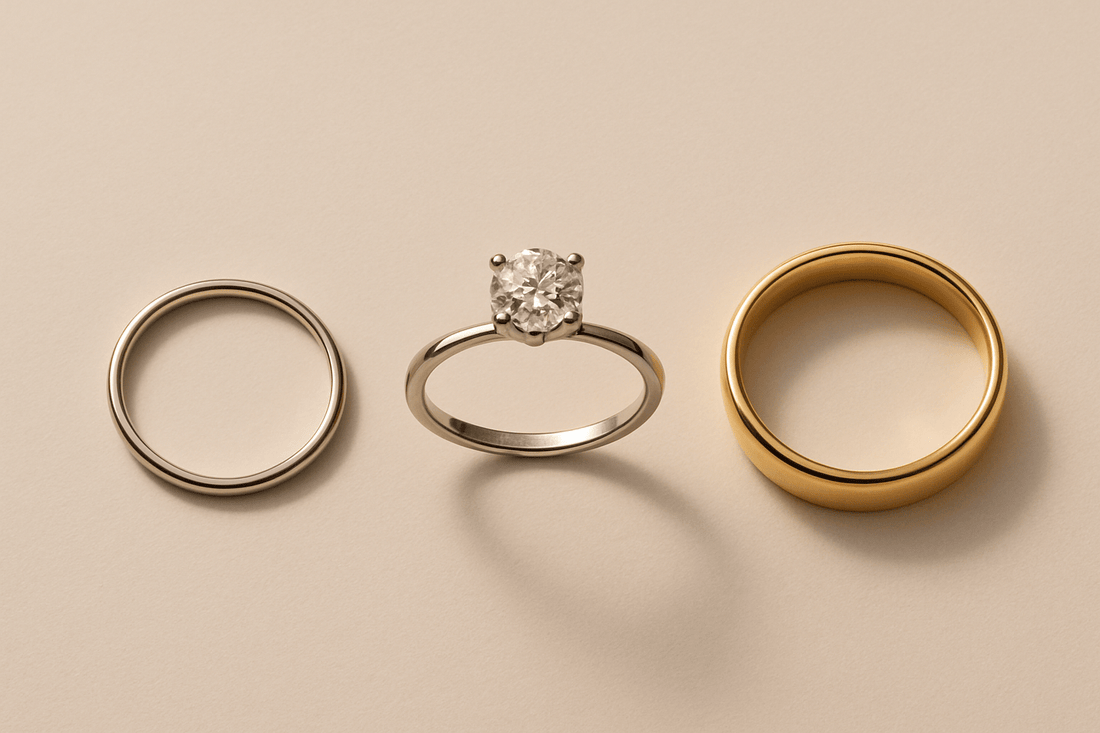¿Anillos de compromiso cuál va primero? promesa, compromiso y matrimonio - BODHANA