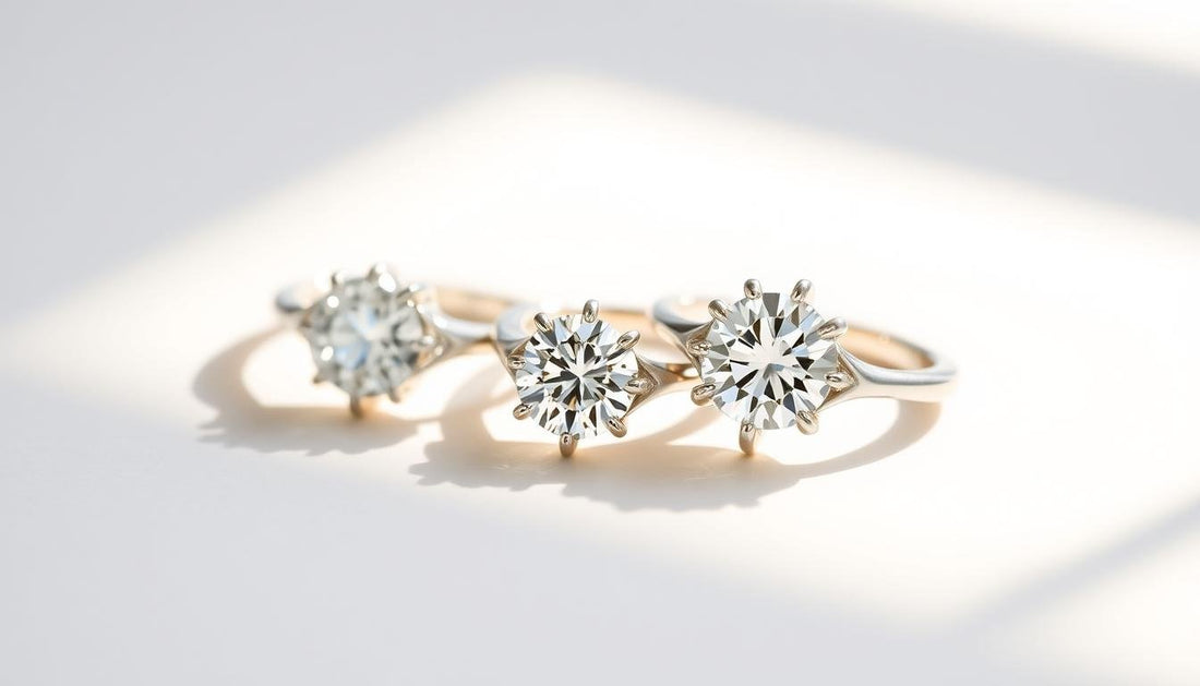 Anillos de compromiso en oro blanco: brillo y sofisticación Bodhana - BODHANA