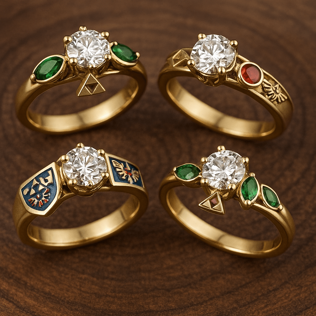 Anillos de compromiso inspirados en Zelda: diseño creativo y personalización Bodhana - BODHANA