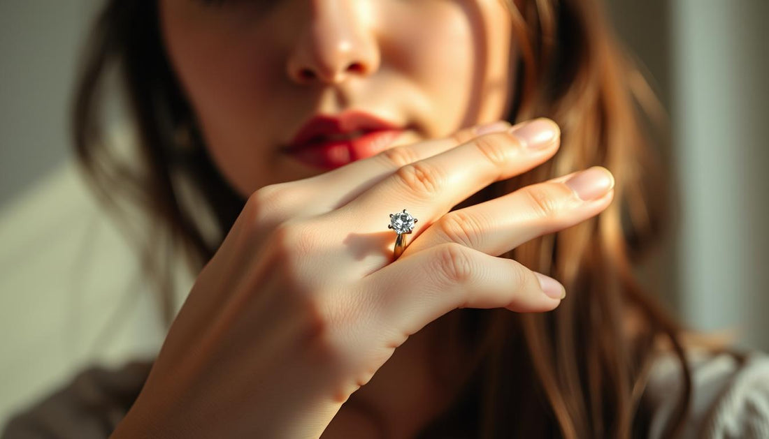 Qué hacer si el anillo de compromiso no le queda - BODHANA