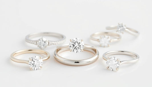 Tipos de engarces para anillos de compromiso con diamante de laboratorio: guía Bodhana - BODHANA