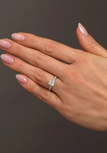 1.50 ct Diamante Lab Princess VS1 E - BODHANA