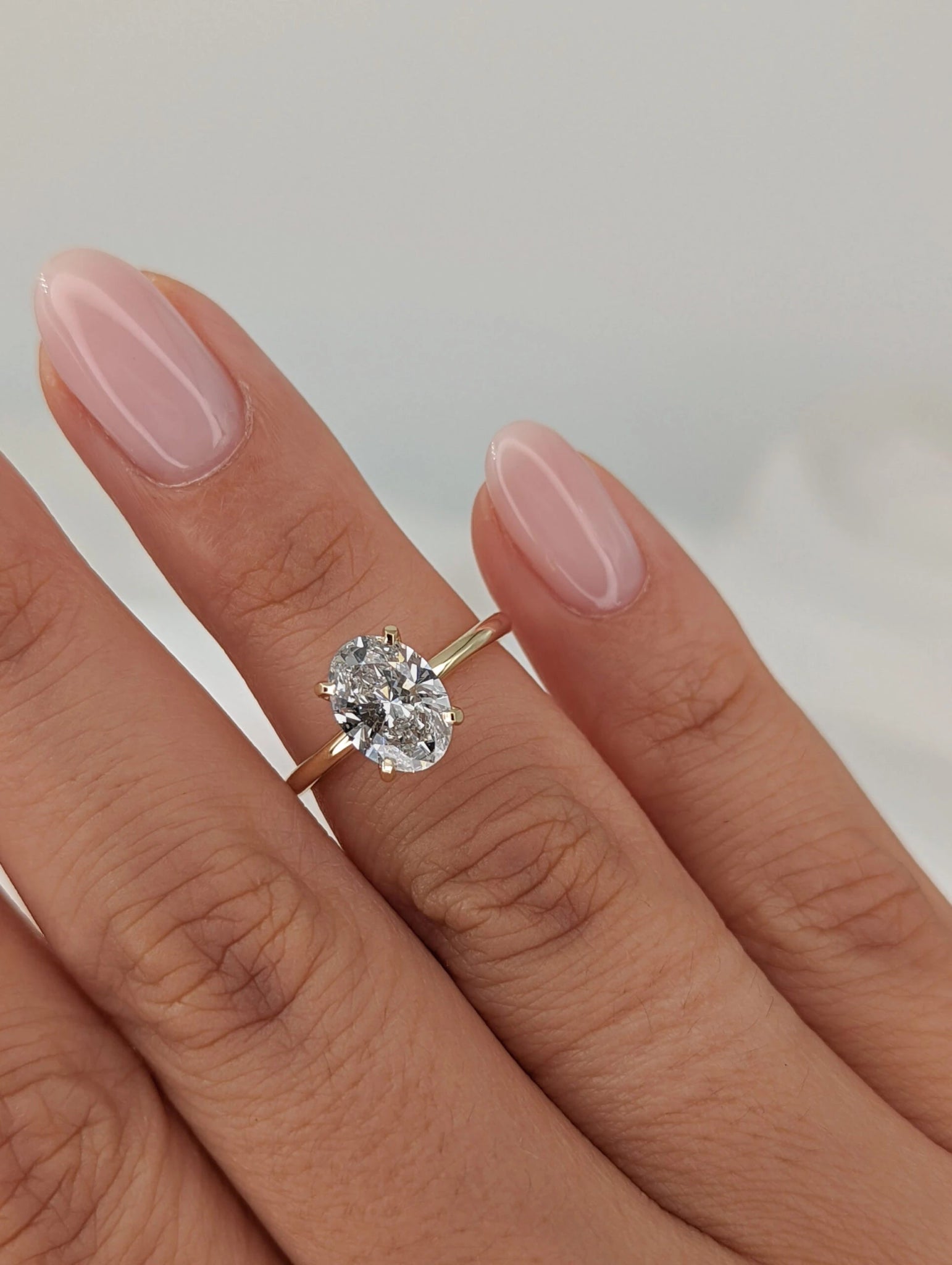 1.52 ct Diamante Lab Corte Oval VS1 E - BODHANA