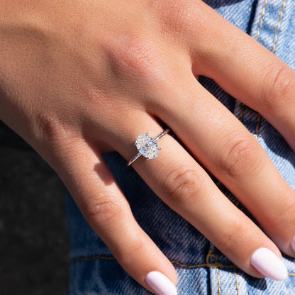 1.52 ct Diamante Lab Corte Oval VS1 E - BODHANA