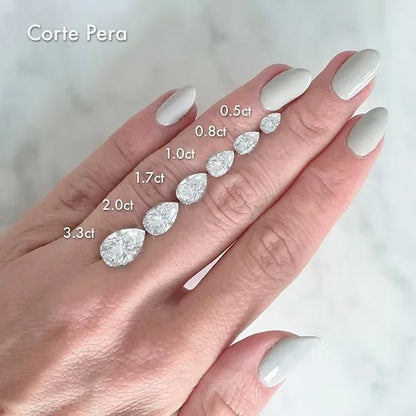 1.00 ct Diamante Lab Pera VS2 E - BODHANA