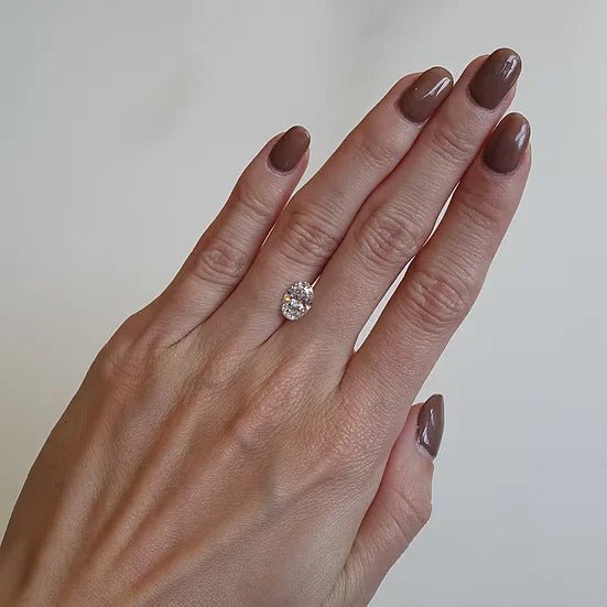 1.52 ct Diamante Lab Corte Oval VS1 E - BODHANA
