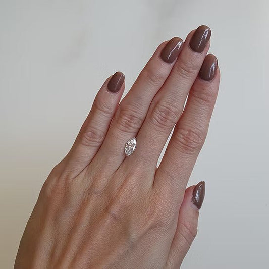 1.03 ct Diamante Corte Marquise D VVS2 - BODHANA