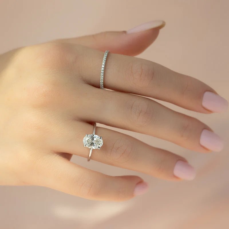 2.08 ct Diamante Lab Corte Oval VVS2 F - BODHANA