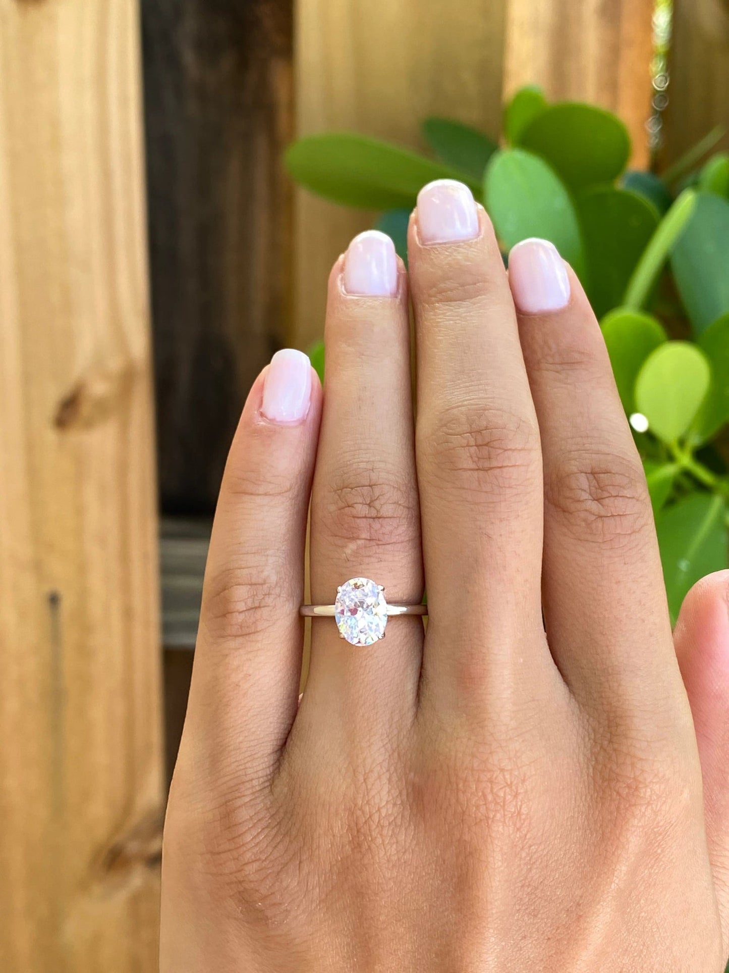 2.08 ct Diamante Lab Corte Oval VVS2 F - BODHANA