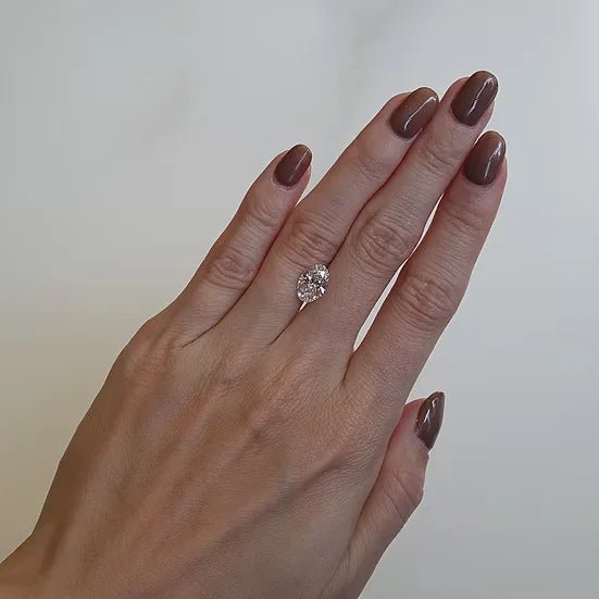2.08 ct Diamante Lab Corte Oval VVS2 F - BODHANA