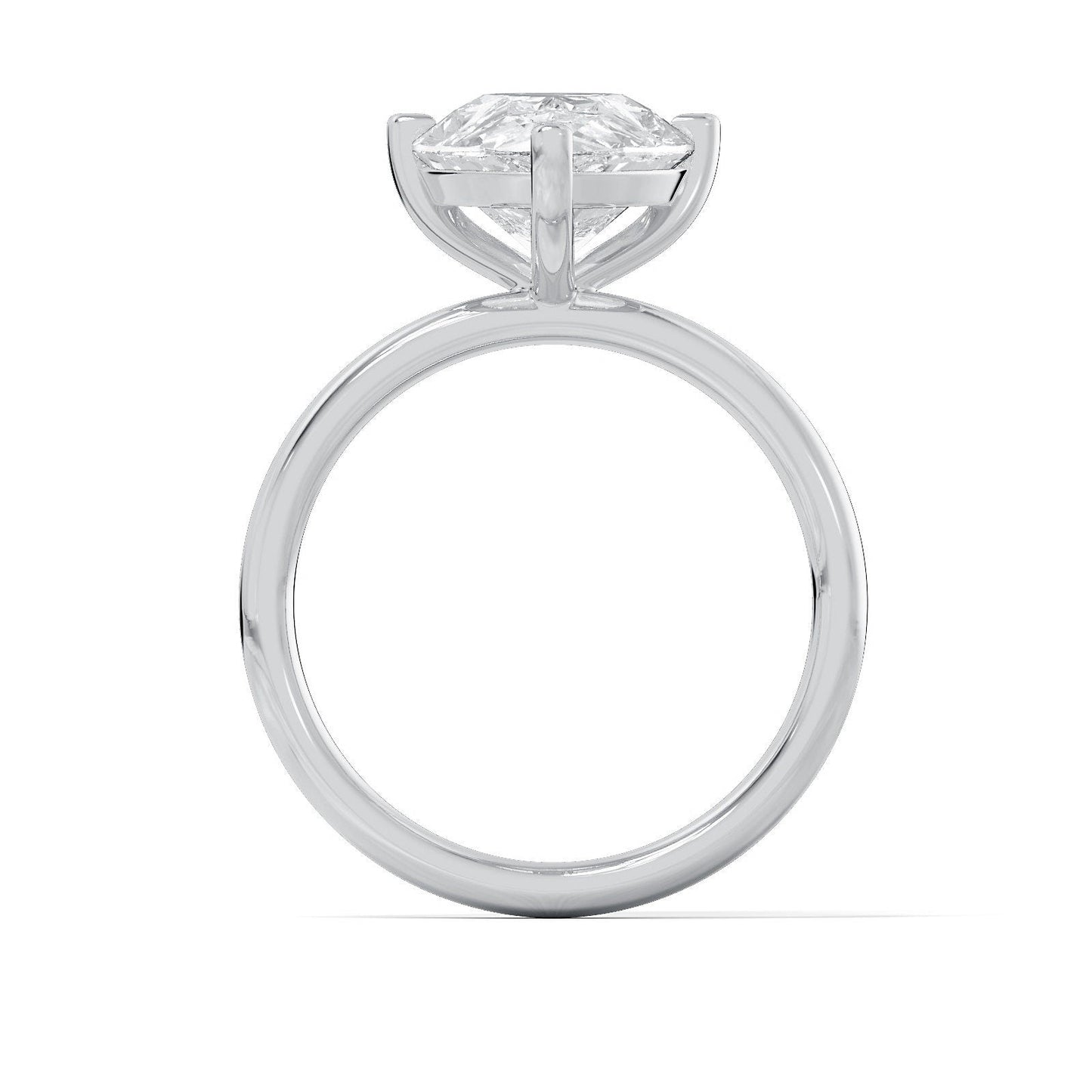 2 ct Anillo de compromiso con diamante Corte pera Oro 14k - BODHANA