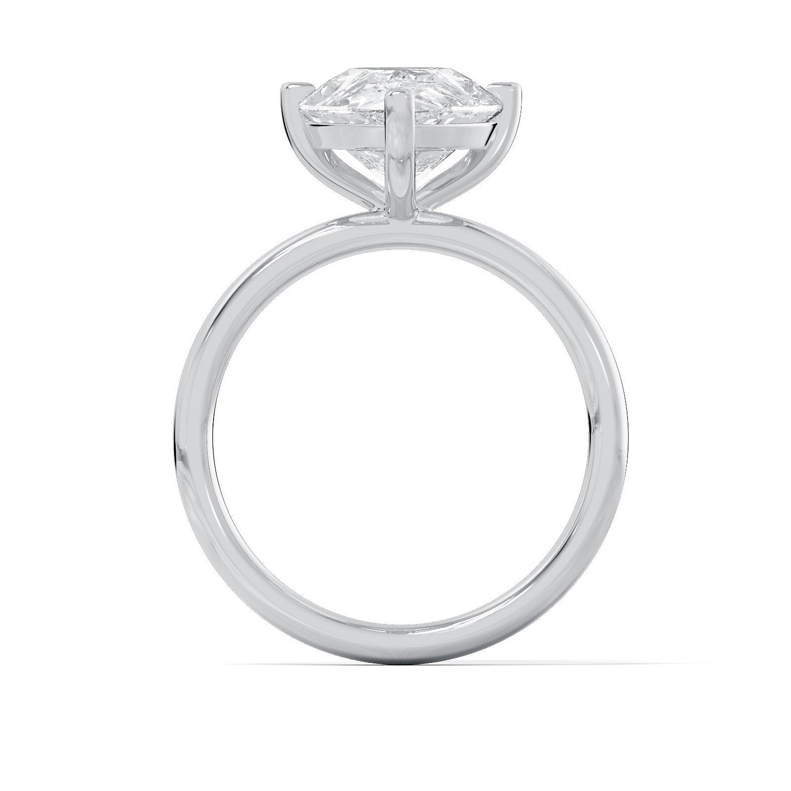 2 ct Anillo de compromiso con diamante Corte pera Oro 14k - BODHANA