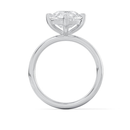 2 ct Anillo de compromiso con diamante Corte pera Oro 14k - BODHANA