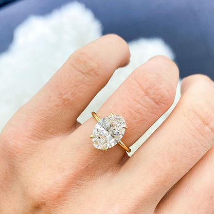 3.01 ct Diamante Lab Corte Oval VVS2 F - BODHANA