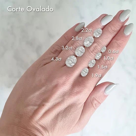 3.01 ct Diamante Lab Corte Oval VVS2 F - BODHANA