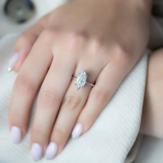 3.22 ct Diamante Lab Marquise VS1 H - BODHANA