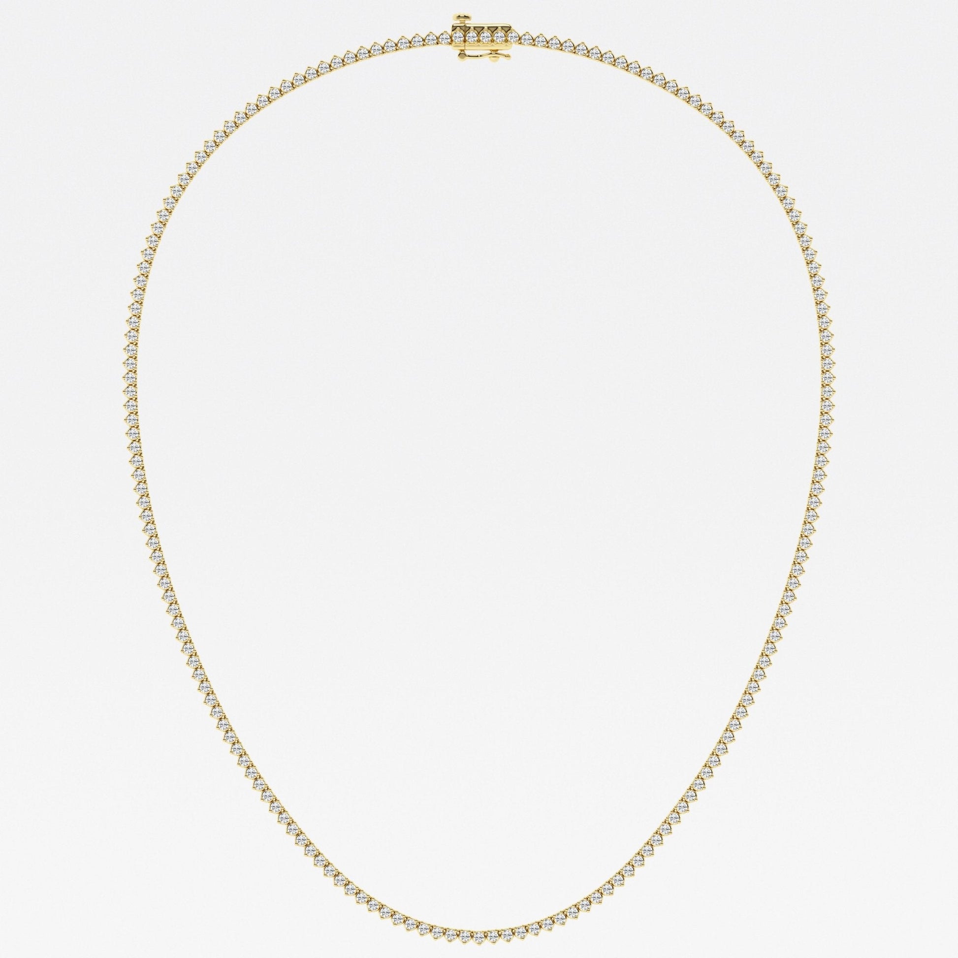 5 - 8 ct Cadena Tenis oro 14 Kilates y Diamantes Lab Certificados - BODHANA