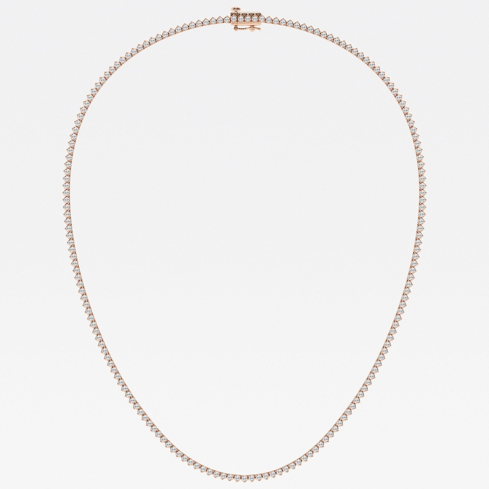 5 - 8 ct Cadena Tenis oro 14 Kilates y Diamantes Lab Certificados - BODHANA