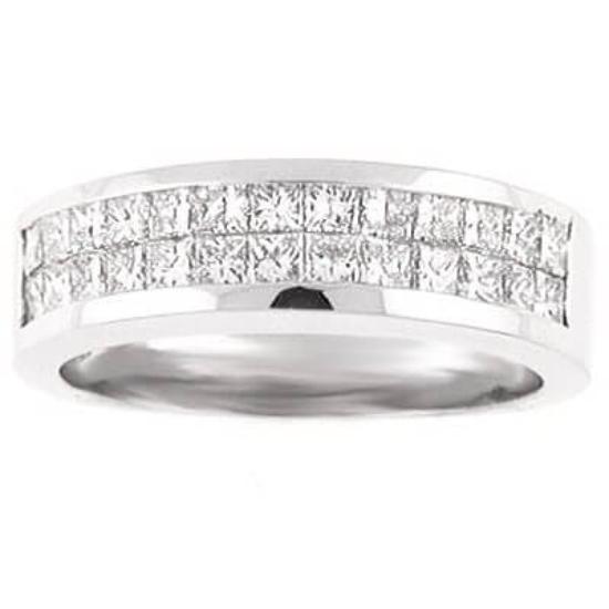 Anillo de Compromiso para Hombre con Diamantes de Laboratorio – 2.35 Quilates Corte Princesa