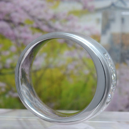Anillo Compromiso Hombre Diamante Laboratorio Princesa 2.20 Quilates