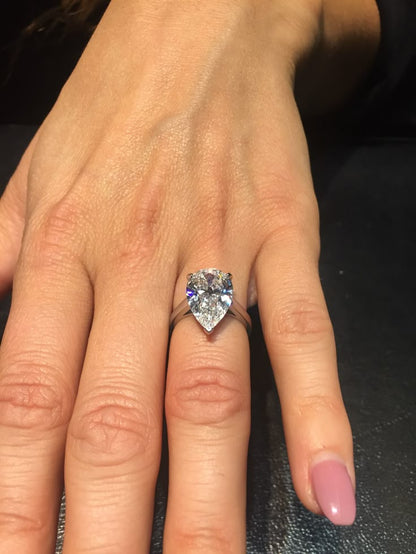 6.11 ct Diamante Lab Pera VS2 G | Bodhana - BODHANA