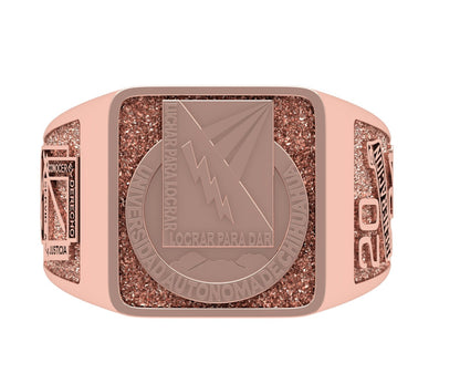 Milán Anillo de Graduación Personalizado en Oro 14K o 18K