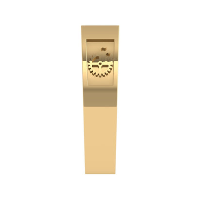 Praga Anillo de Graduación Personalizado en Oro 14K o 18K
