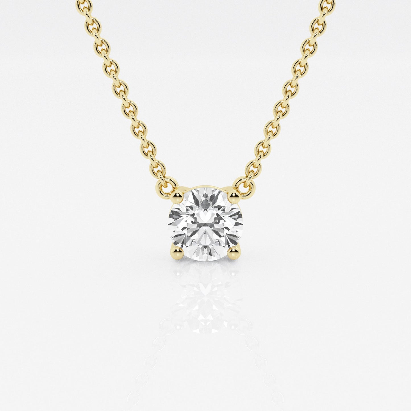 Collar con diamante Brillante Redondo - BODHANA