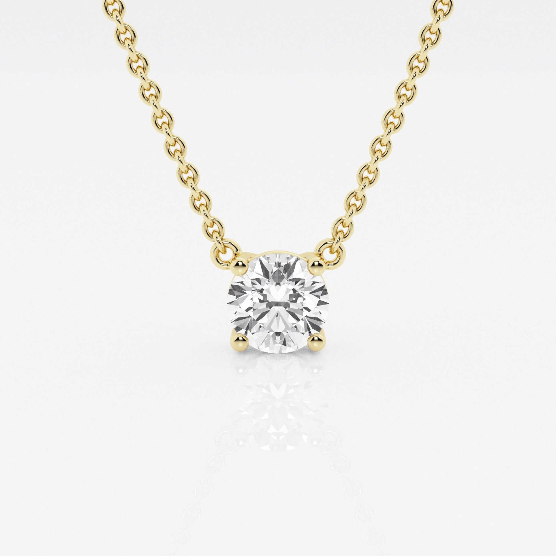 Collar con diamante Brillante Redondo - BODHANA