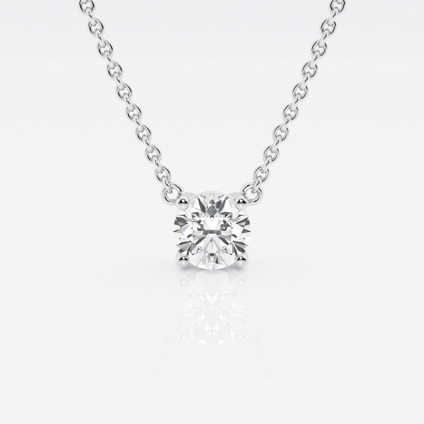 Collar con diamante Brillante Redondo - BODHANA