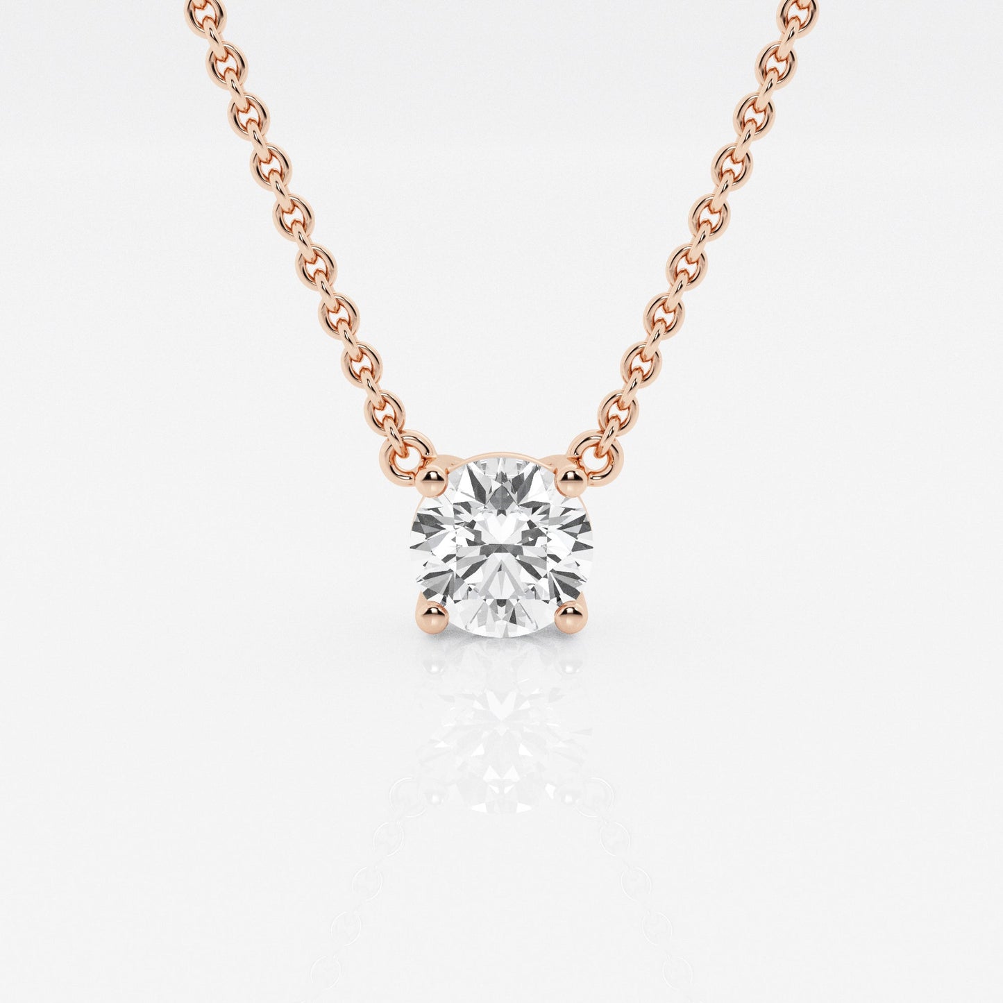 Collar con diamante Brillante Redondo - BODHANA