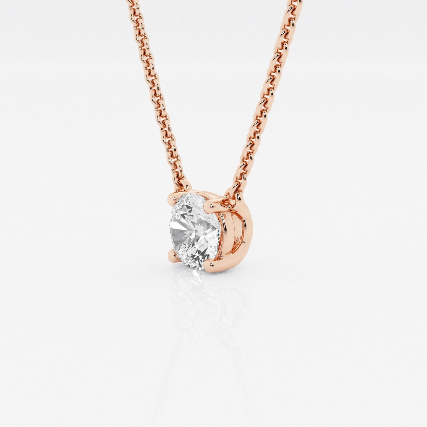 Collar con diamante Brillante Redondo - BODHANA