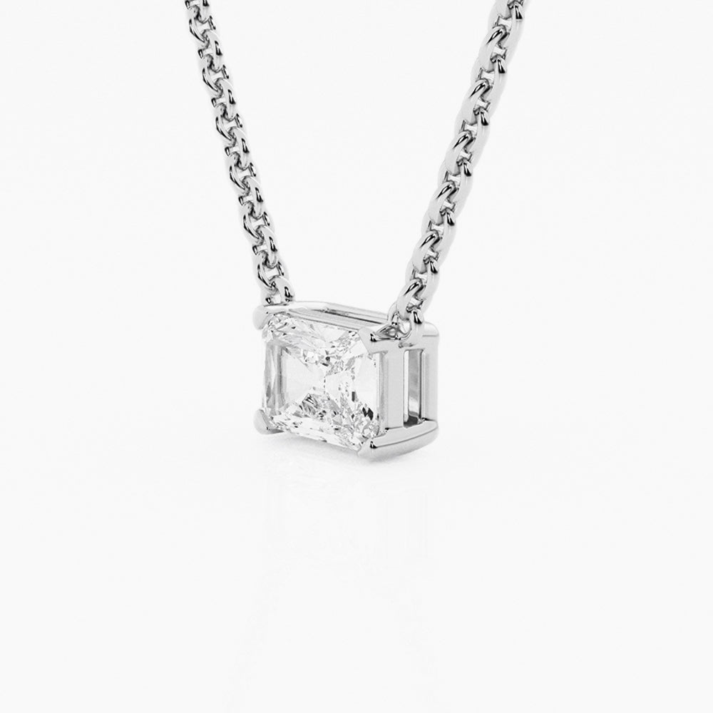 Collar de oro con Diamante Radiante - BODHANA