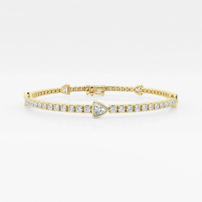 Pulsera Tenis diamante Trillón Oro 12 Kilates - BODHANA