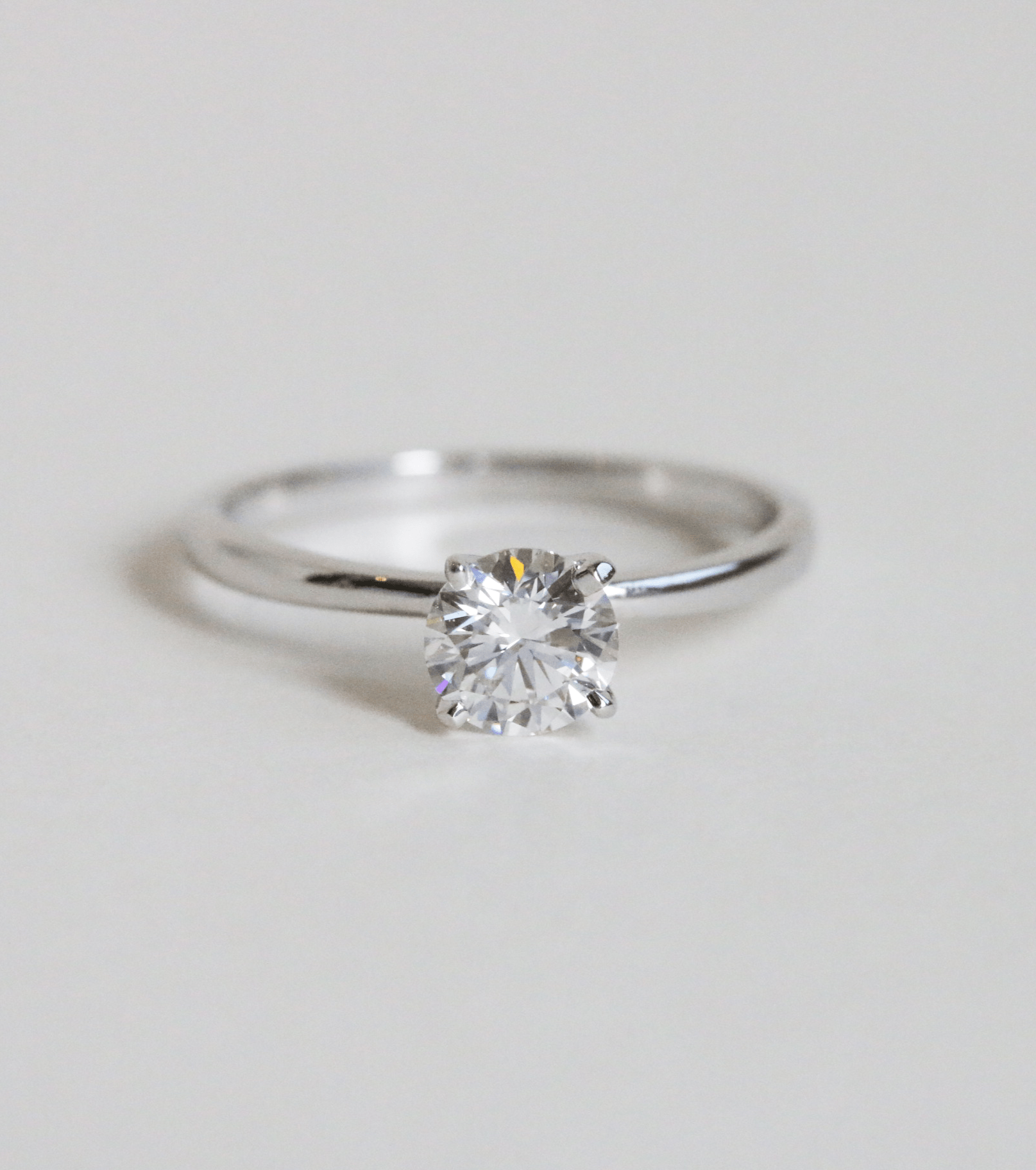 Anillo de Compromiso en Plata Fina 925 Diamante 0.50 ct - BODHANA