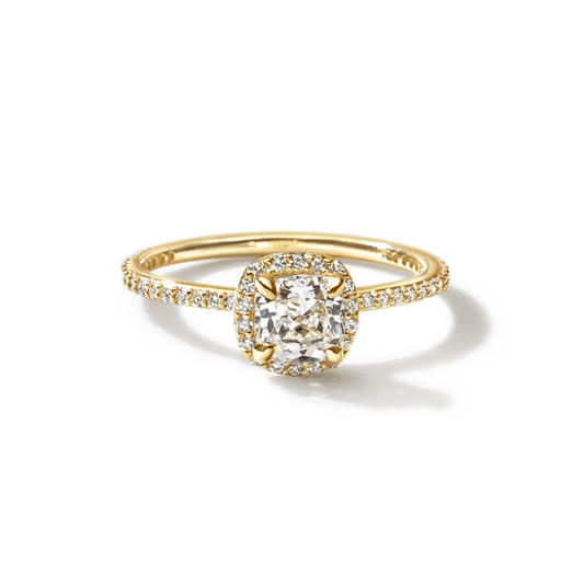 Anillo Montura Halo Pavé - bodhana