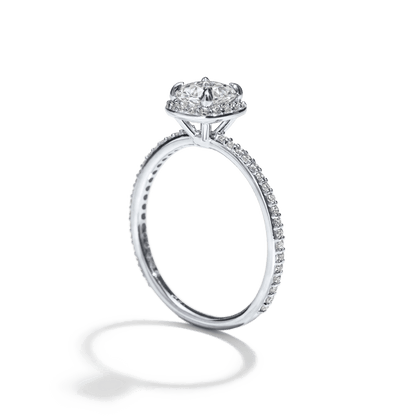 Anillo Montura Halo Pavé - bodhana