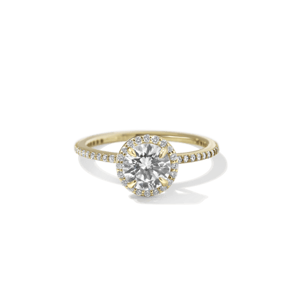 Anillo Montura Halo Pavé - bodhana