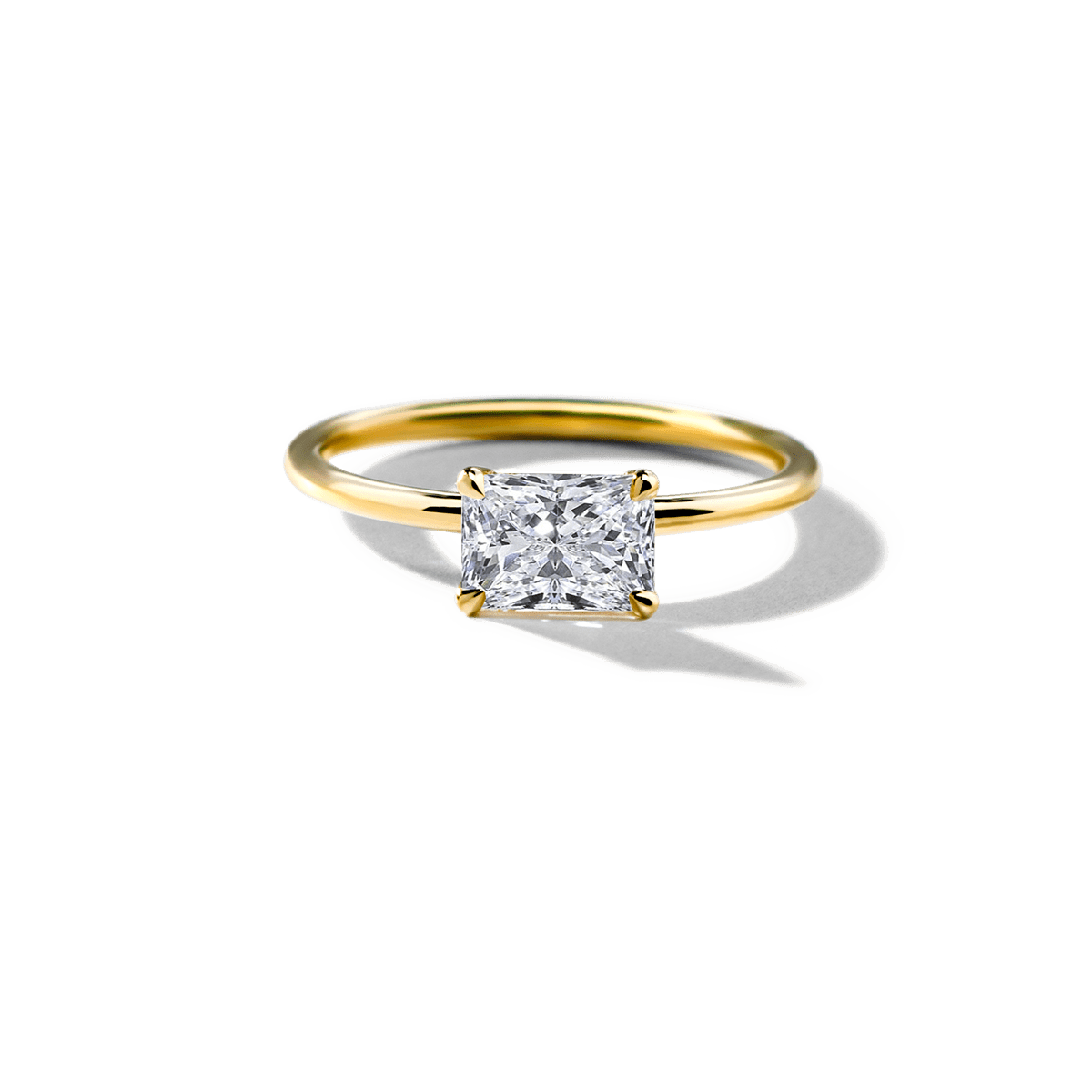 Anillo Montura Horizontal Hidden Halo - bodhana