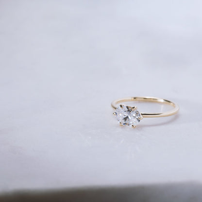 Anillo Montura Horizontal Hidden Halo - bodhana