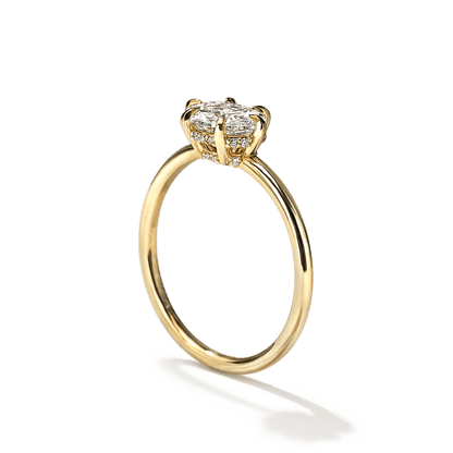 Anillo Montura Horizontal Hidden Halo - bodhana