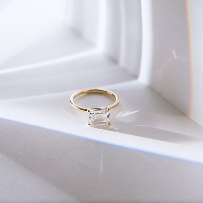 Anillo Montura Horizontal Hidden Halo - bodhana