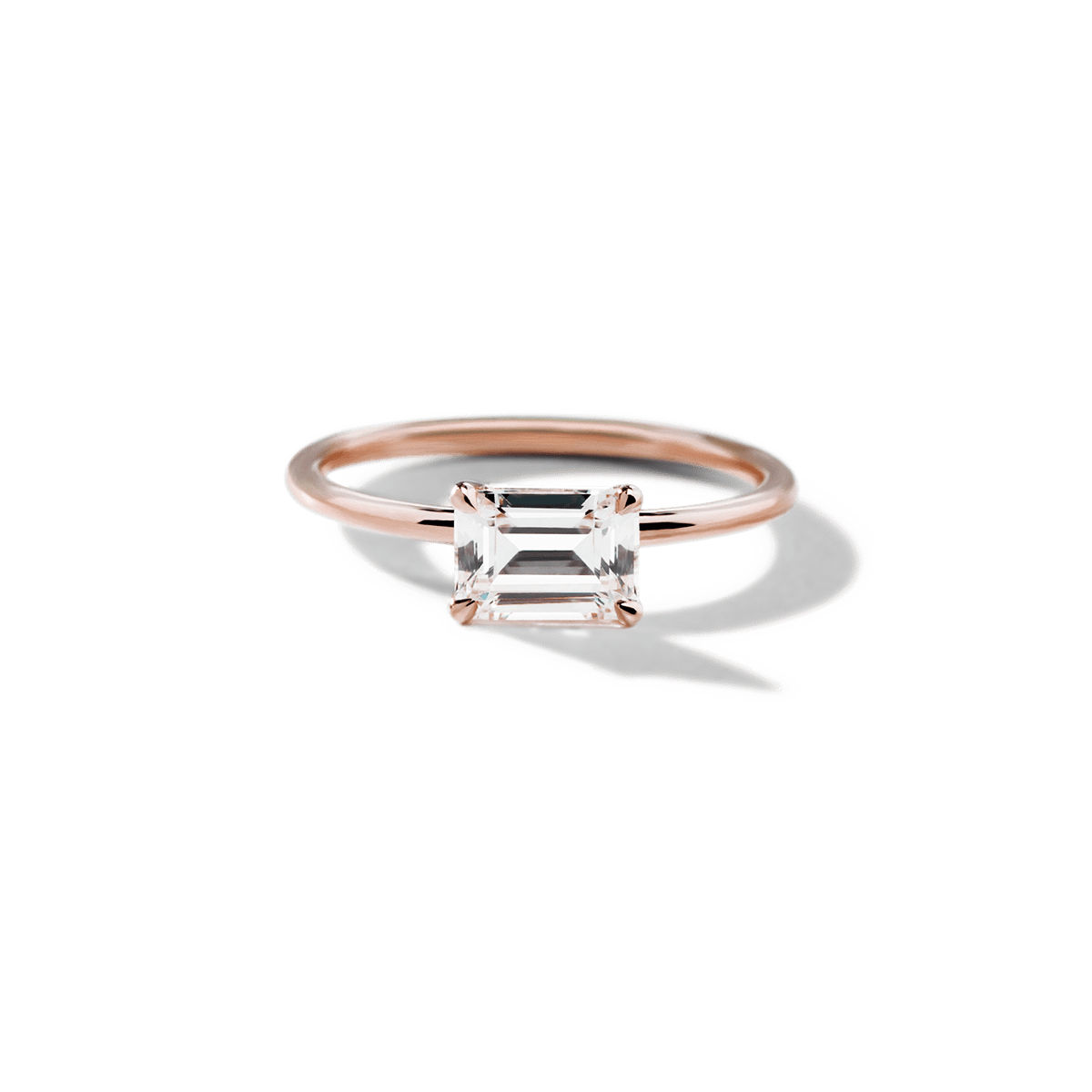 Anillo Montura Horizontal Hidden Halo - bodhana