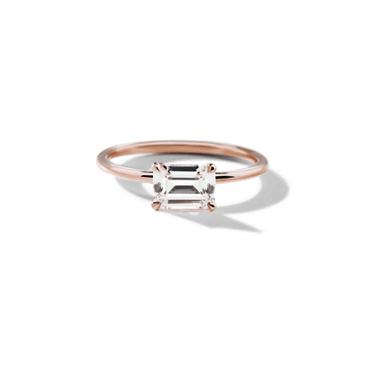 Anillo Montura Horizontal Hidden Halo - bodhana