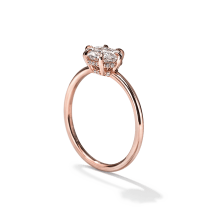 Anillo Montura Horizontal Hidden Halo - bodhana