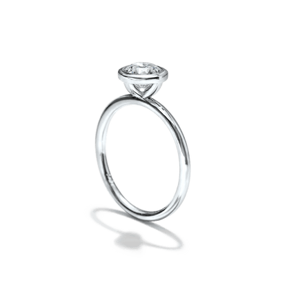 Anillo Solitario Bezel - bodhana