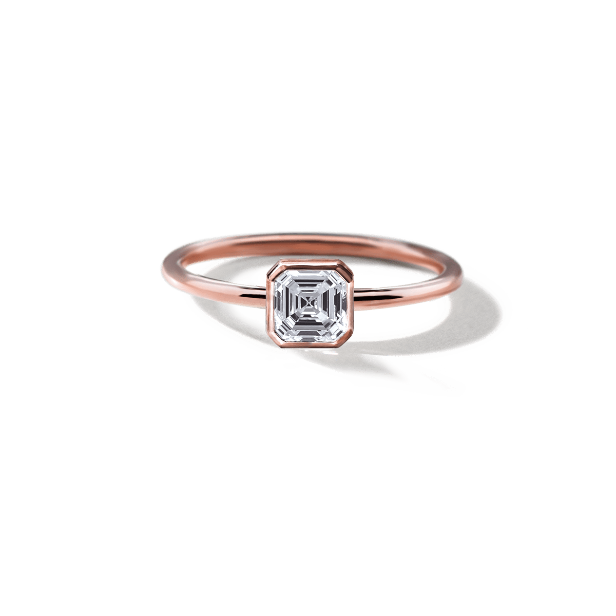 Anillo Solitario Bezel - bodhana